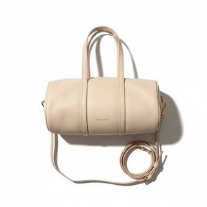 MANSUR GAVRIEL Mini Duffel Bag Leather Blush Pink Crossbody